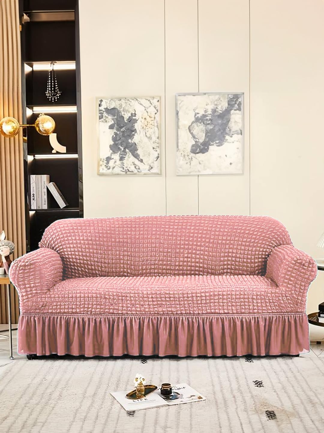 Elastic sofa cover
